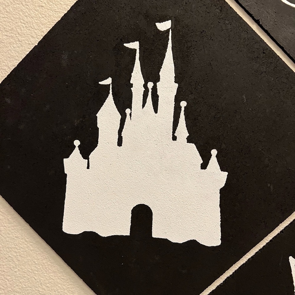 DISNEY Custom Silhouette Cork Pin Boards 12" x 12" - Picture 5 of 6